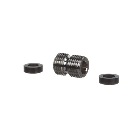 T&S Brass 3/4-14Un Male X Male Fitting W/ Hose Washers 098A